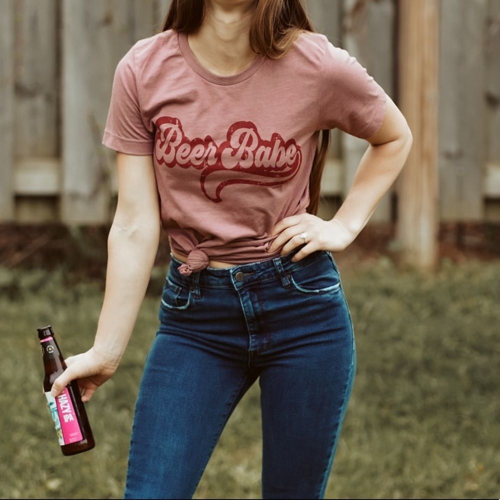 Beer Babe T-Shirt by Lemon Lorraines